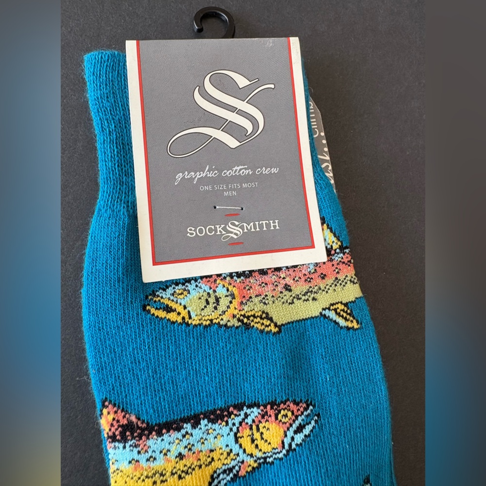 Socksmith Colorful Fish Pattern Socks - Picture 2 of 4